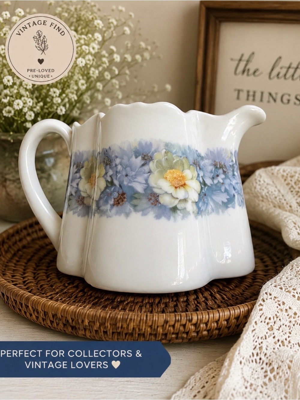 Vintage Z.S. & Co. Bavaria Porcelain Creamer Pitcher